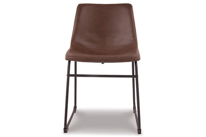 Two-tone Brown Dining Upholstered Side Chairs (Set of 2) -