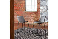 Cece Gray Upholstered Counter Stools (Set of 2) -