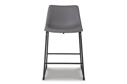 Cece Gray Upholstered Counter Stools (Set of 2) -