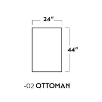 Mesa Leather Ottoman -