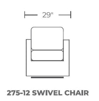 Crestview Swivel Arm Chair -
